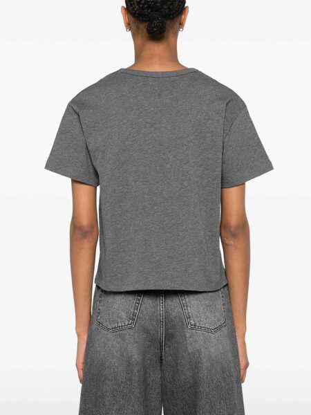 Tricouri A.P.C. T-Shirt With Logo GREY Femei (BM 19703873) 4