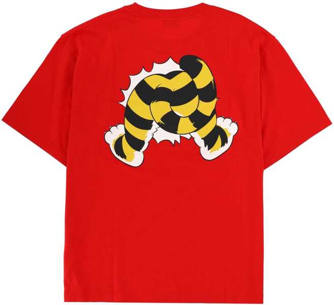 Tricouri Kenzo Kenzo Wild Tiger T-Shirt RED Barbati (BM 19703885) 2