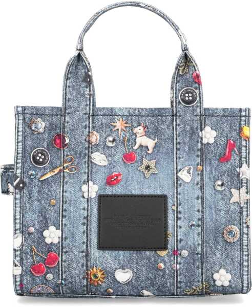 Genti de mana Marc Jacobs Trompe Loeil Tote Bag DENIM Femei (BM 19703891) 3