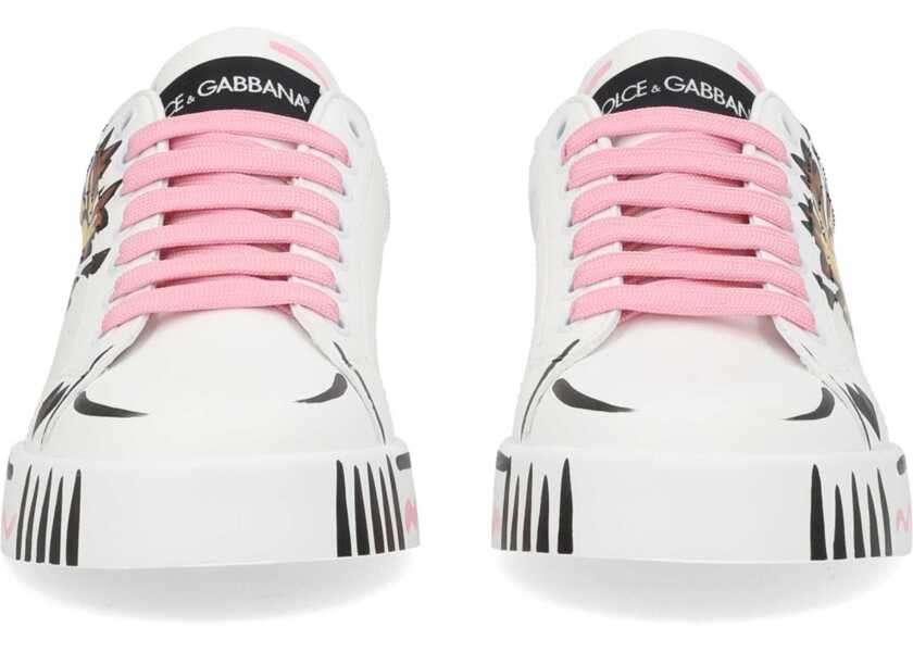 Sneakers Dolce & Gabbana Portofino Sneaker PINK Femei (BM 19703900) 3