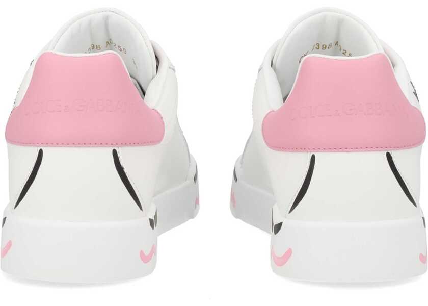 Sneakers Dolce & Gabbana Portofino Sneaker PINK Femei (BM 19703900) 4