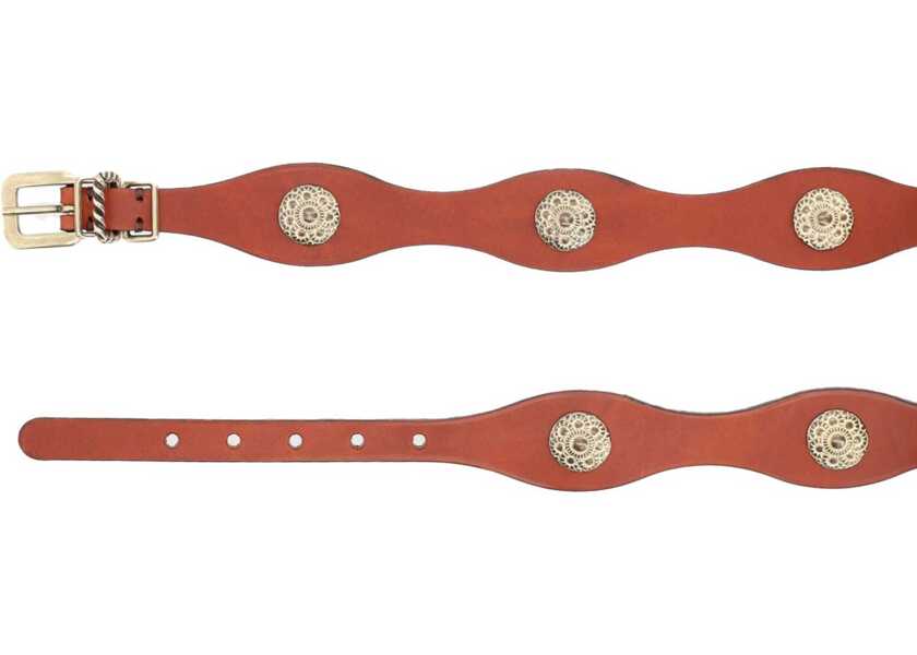 Curele ETRO Leather Belt BROWN Femei (BM 19703924) 2