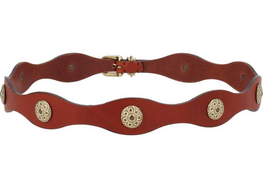 Curele ETRO Leather Belt BROWN Femei (BM 19703924) 3