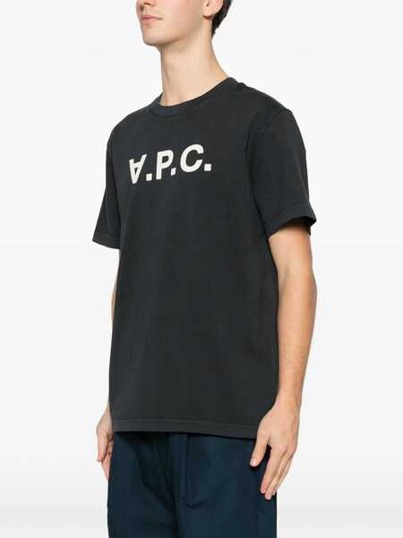 Tricouri A.P.C. T-Shirt With Logo BLACK Femei (BM 19703930) 3