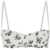 Tory Burch Floral Print Bikini Top MULTICOLOUR