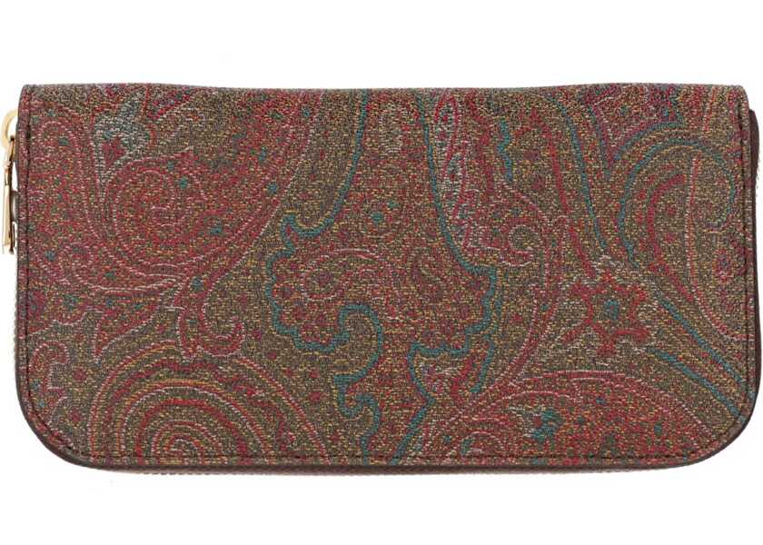 Portofele ETRO Arnica Wallet BROWN Femei (BM 19704005) 2