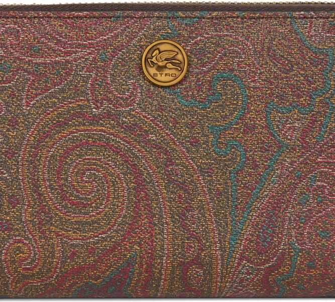 Portofele ETRO Arnica Wallet BROWN Femei (BM 19704005) 4