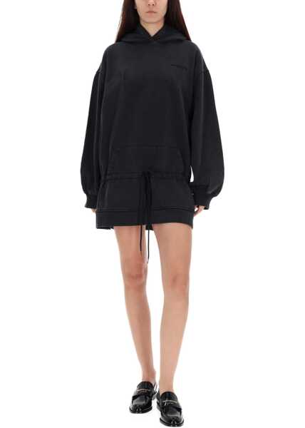 Rochii casual Alexander Wang Mini Dress With Hood BLACK Femei (BM 19704056) 2