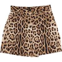 Pantaloni scurti Leopard Print Shorts Femei