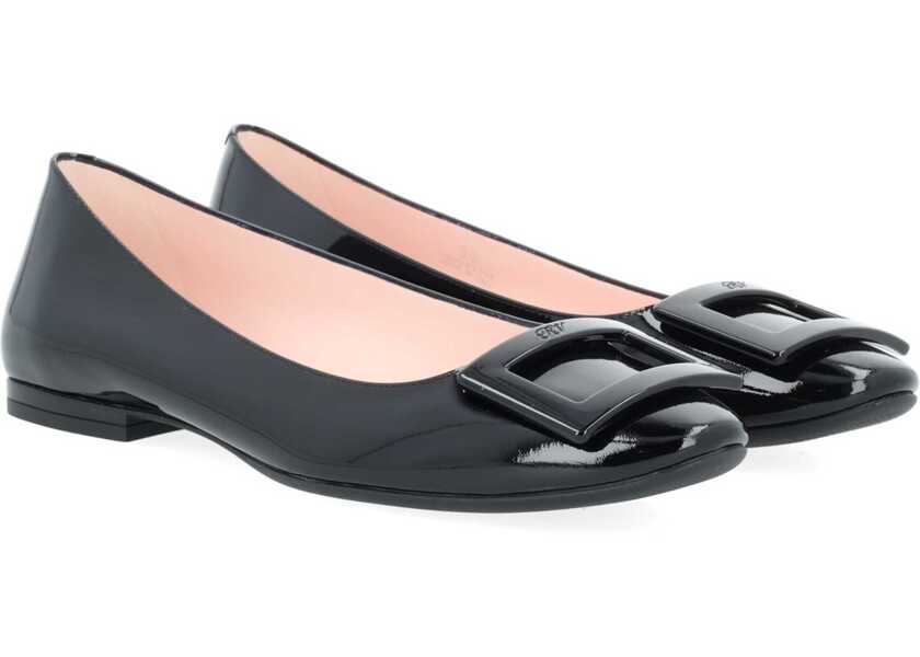 Balerini Roger Vivier Ballerina Gommettine BLACK Femei (BM 19704071) 2
