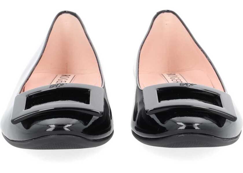 Balerini Roger Vivier Ballerina Gommettine BLACK Femei (BM 19704071) 3