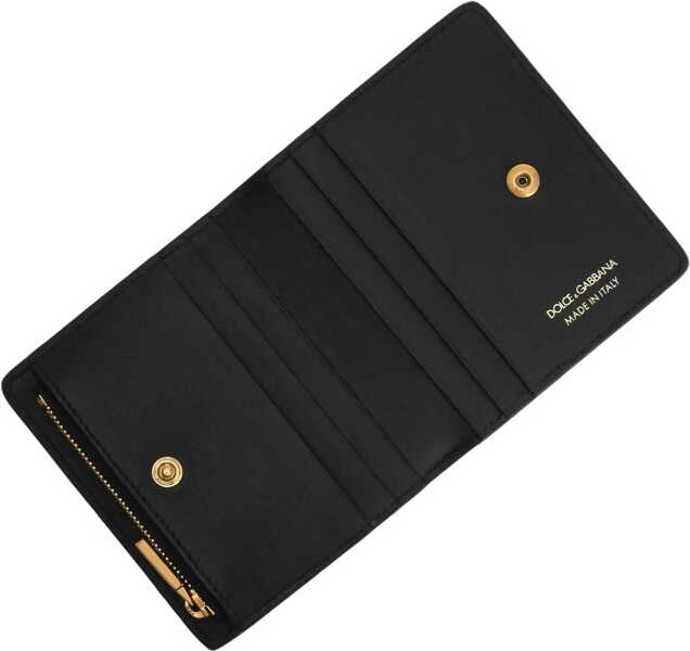 Portofele Dolce & Gabbana Wallet With Logo BLACK Femei (BM 19704092) 4