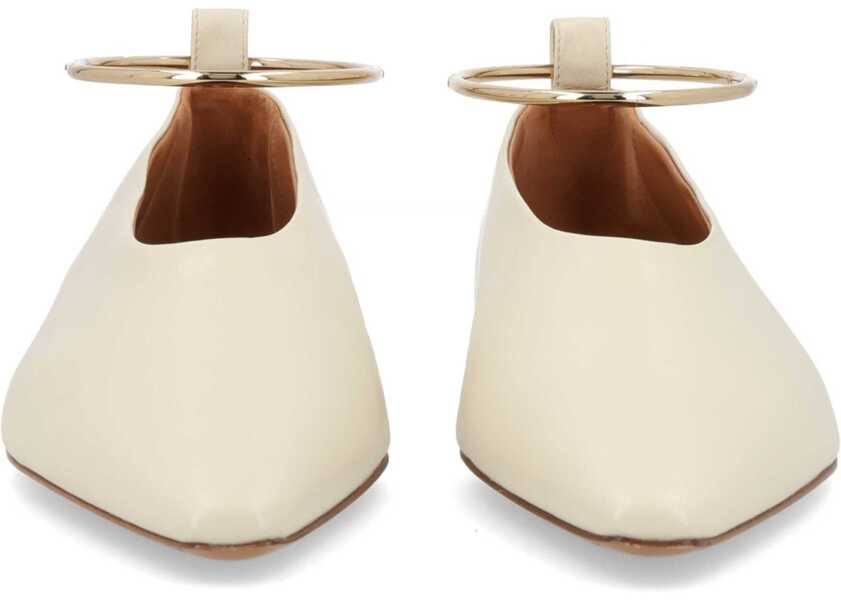 Balerini Jil Sander Ballerina With Anklet BEIGE Femei (BM 19704122) 3