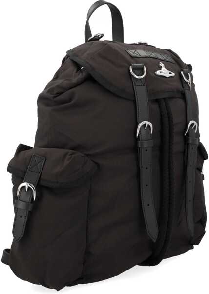 Rucsacuri Vivienne Westwood Backpack Highland BLACK Femei (BM 19704179) 3