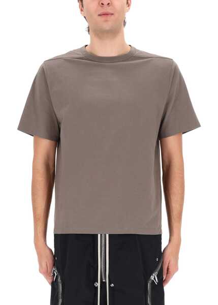 Tricouri Rick Owens T-Shirt In Cotone GREY Barbati (BM 19704203) 4