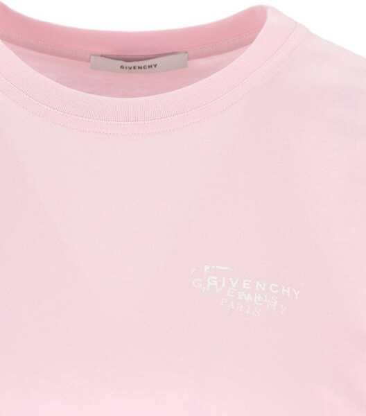 Tricouri Givenchy T-Shirt With Logo PINK Femei (BM 19704230) 4