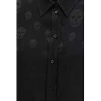 Camasi Dama - Camasi casual Alexander McQueen Shirt with skull motif BLACK Femei (BM 19704551) - B-mall.ro