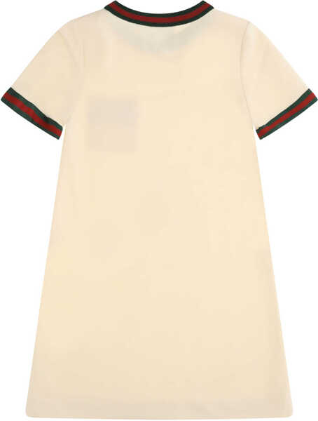 Rochii casual Gucci Cotton jersey Dress WHITE/MIX 2 Fete (BM 19704557) 2