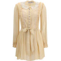 Rochii Pleated georgette mini Dress Femei