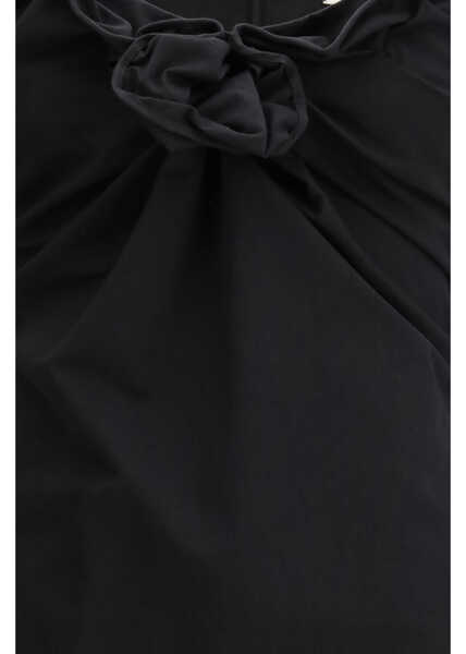 Rochii Magda Butrym Sleeveless Dress with a draped neckline BLACK Femei (BM 19704566) 3