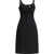 Magda Butrym Sleeveless Dress with a draped neckline BLACK