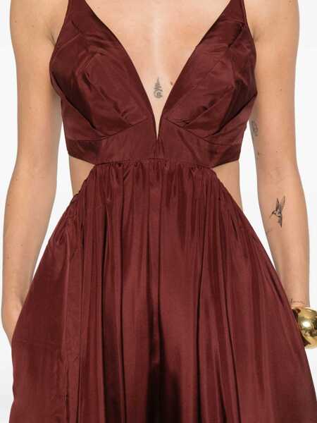Rochii lungi ZIMMERMANN Wanderlust Maxi Dress BURGUNDY Femei (BM 19704569) 5
