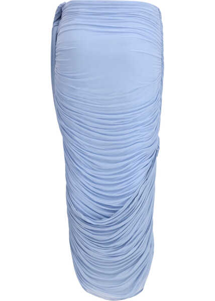 Fuste Magda Butrym Draped midi Skirt LIGHT BLUE Femei (BM 19704578) 2