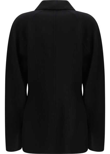 Jachete ROHE Double faced sculptural Jacket BLACK Femei (BM 19704581) 2