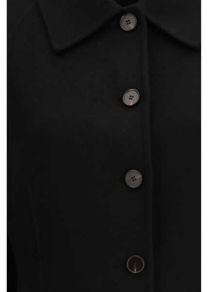 Jachete ROHE Double faced sculptural Jacket BLACK Femei (BM 19704581) 3