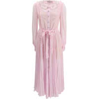 Rochii Pleated georgette midi Dress Femei