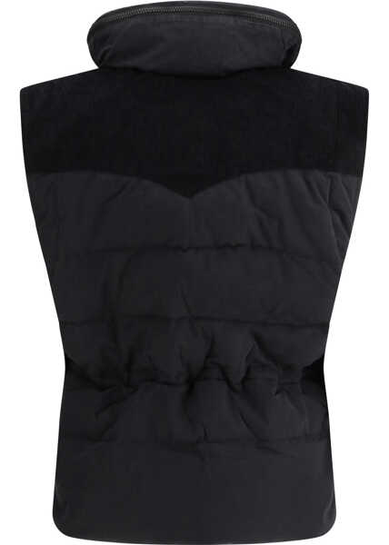 Paltoane ISABEL MARANT ETOILE Olfa padded Gilet FADED BLACK Femei (BM 19704635) 2