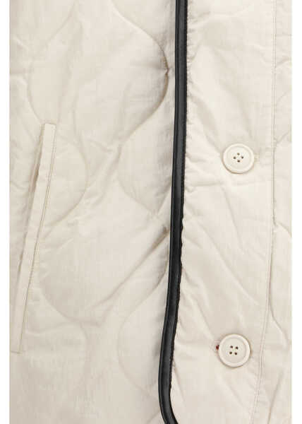 Paltoane ISABEL MARANT ETOILE Reversible Jacket ECRU/OCHRE Femei (BM 19704653) 6