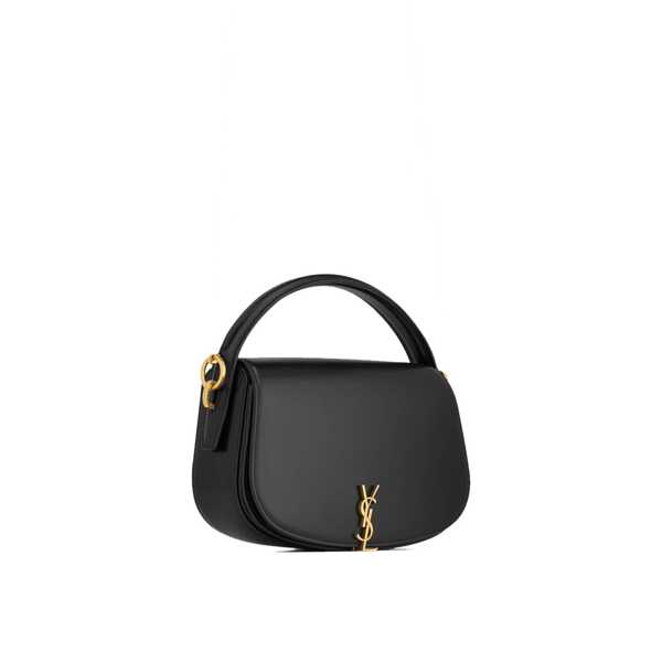 Genti de mana Saint Laurent SAINT LAURENT VOLTAIRE Half-moon shoulder bag Black Femei (BM 19704660) 2