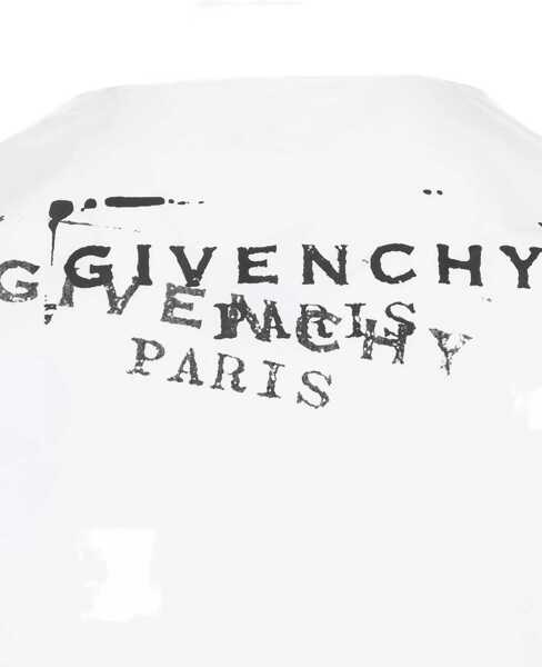 Camasi casual Givenchy Logo Print Shirt WHITE Barbati (BM 19704698) 3