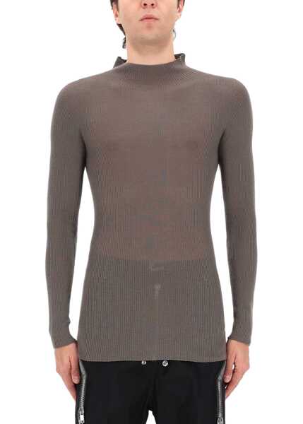 Tricouri Rick Owens Ribbed Tabard Knit GREY Barbati (BM 19704704) 4