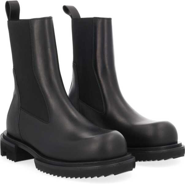 Cizme scurte Rick Owens Boot Beatle Gabe BLACK Femei (BM 19704710) 2