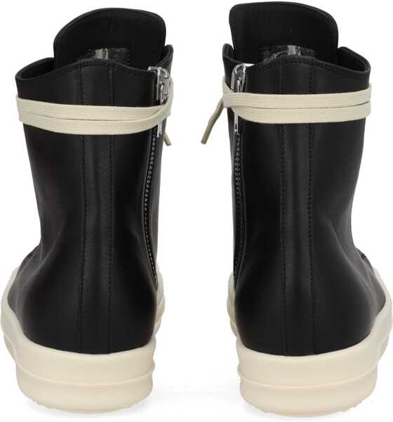 Sneakers Rick Owens Leather Sneaker BLACK Femei (BM 19704725) 4