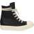 Rick Owens Leather Sneaker BLACK