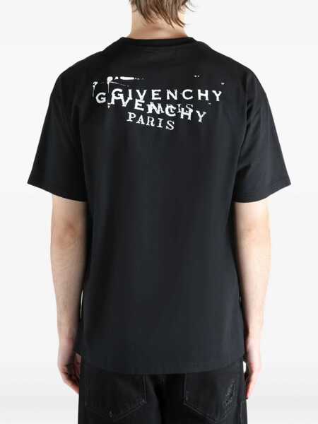 Tricouri Givenchy T-Shirt With Logo BLACK Barbati (BM 19704770) 4