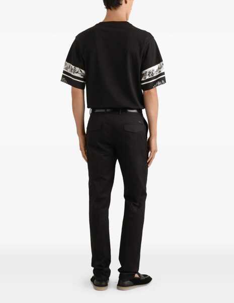 Tricouri Dolce & Gabbana T-Shirt With Print BLACK Barbati (BM 19704776) 3