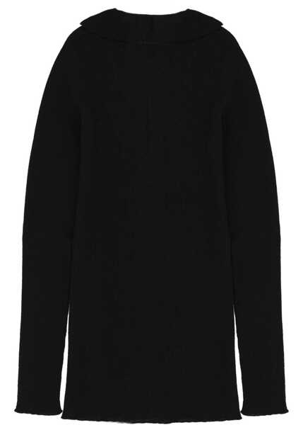 Pulovere casual Rick Owens Ribbed Tabard Knit BLACK Barbati (BM 19704788) 3