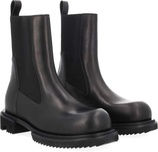 Ghete Rick Owens Boot Beatle Gabe BLACK Barbati (BM 19704800) 2