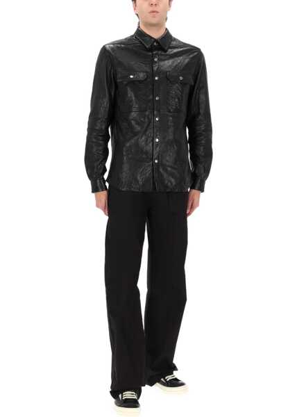 Pantaloni casual Rick Owens Pants Dietrich Drawstring BLACK Barbati (BM 19704827) 2