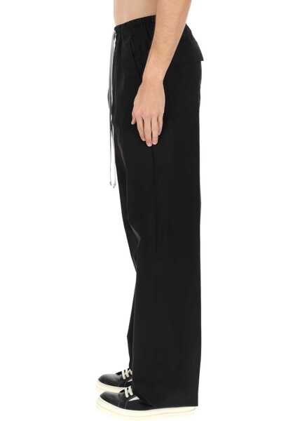 Pantaloni casual Rick Owens Pants Dietrich Drawstring BLACK Barbati (BM 19704827) 4