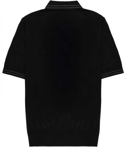 Tricouri Polo Dolce & Gabbana Silk Polo. BLACK Barbati (BM 19704839) 2