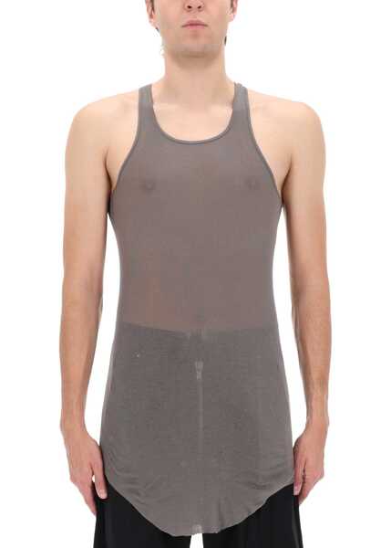 Tricouri Rick Owens Cotton Tops. GREY Barbati (BM 19704842) 4