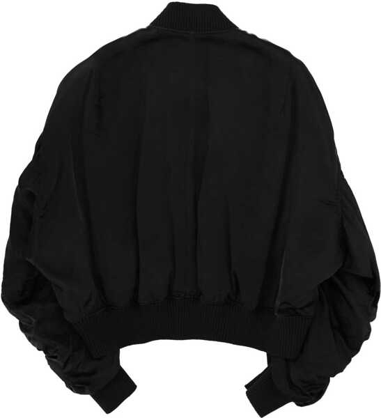 Bomber jacket Rick Owens Bomber Jacket Bucket Flight BLACK Femei (BM 19704854) 3