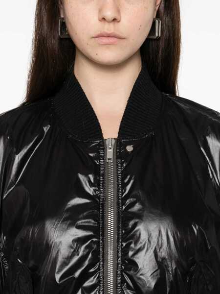 Bomber jacket Rick Owens Bomber Jacket Bucket Flight BLACK Femei (BM 19704854) 5