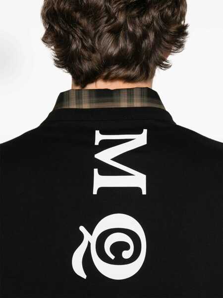 Tricouri Alexander McQueen T-Shirt With Logo BLACK Barbati (BM 19704863) 4