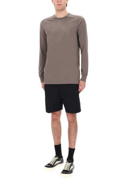 Tricouri Rick Owens Level Ls T-Shirt GREY Barbati (BM 19704866) 2